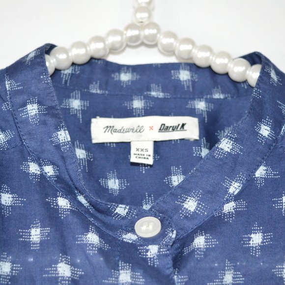 MADEWELL | x Daryl K Blue Long Sleeve Button-Down - Picture 7 of 11